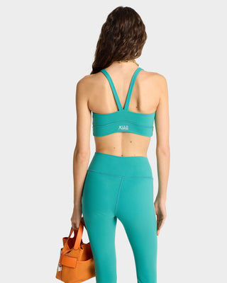 SR Runner Active Bra - Spring Green/White