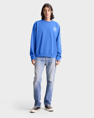 Vendome Resort Crewneck - Paris Blue/White