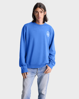 Vendome Resort Crewneck - Paris Blue/White