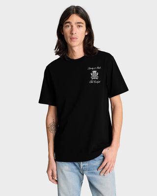 The Carlyle Crest T-Shirt - Black/White