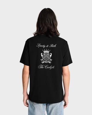 The Carlyle Crest T-Shirt - Black/White