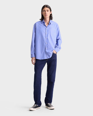 SRC Oversized Shirt - Blue Striped