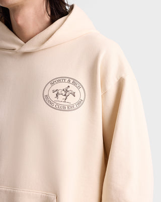 Riding Club Hoodie - Cream/Chocolate