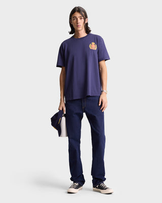 NY Crest T-Shirt - Navy/Gold