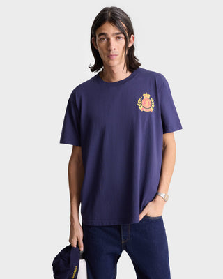 NY Crest T-Shirt - Navy/Gold