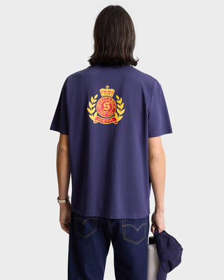 NY Crest T-Shirt - Navy/Gold