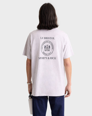 Crest Seal 100th T Shirt - Heather Gray/Navy