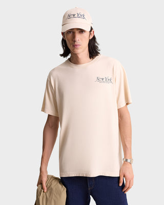 NY 94 T-Shirt - Cream/Navy