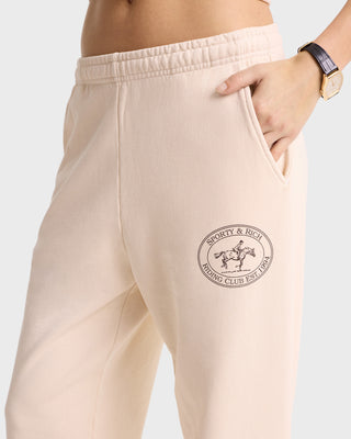 Riding Club Sweatpant - Cream/Chocolate