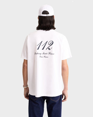 Faubourg T-Shirt - White/Navy