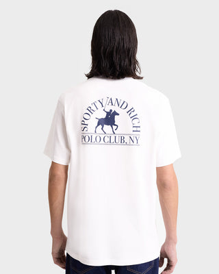 Polo Club T-Shirt - White/Navy