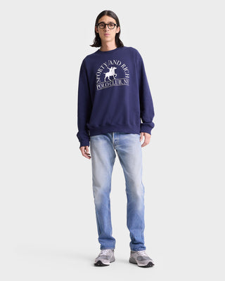 Polo Club Crewneck - Navy/White