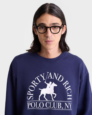 Polo Club Crewneck - Navy/White