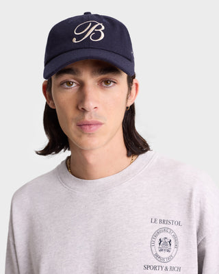 Crest Seal 100th Crewneck - Heather Gray/Navy