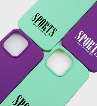 Coque iPhone Sports - Bleu Pierre