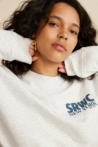 Sweat SRWC 94 - Gris Chiné/Marine