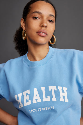 Health Ivy Crewneck - Atlantic/White