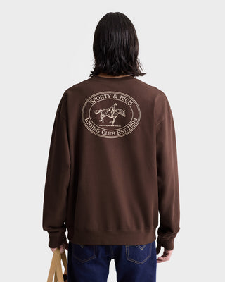 Riding Club Crewneck - Chocolate/Cream