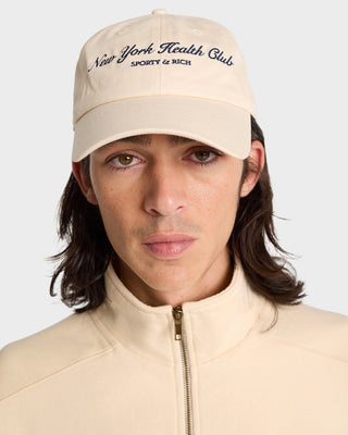 NY Health Club Hat - Cream/Navy