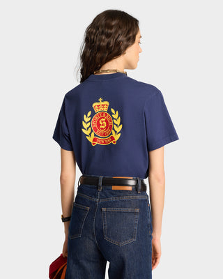 NY Crest T-Shirt - Navy/Gold