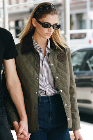 SRC Button Down Shirt - Navy Striped