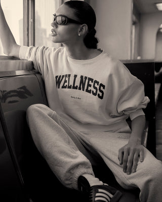 Crewneck Wellness Ivy - Crème/Marine