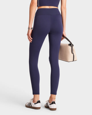 SR Runner Legging - Navy/White