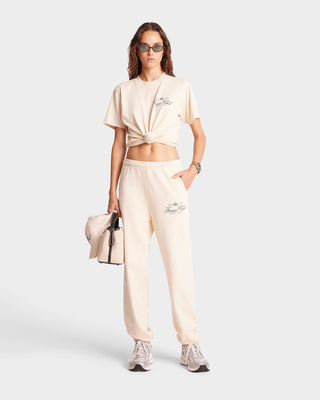 Fitness World Sweatpant - Cream/Alpine