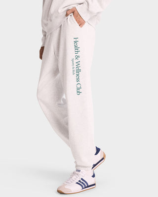 H&W Crest Sweatpant - Heather Gray/Alpine