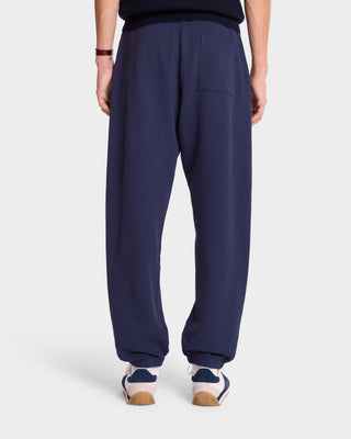 Serif Logo Sweatpant - Navy/White