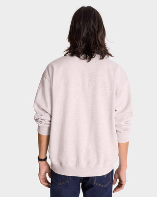 H&W Crest Crewneck - Heather Gray/Alpine