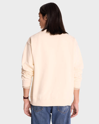 Equestrian Crewneck - Cream/Chocolate