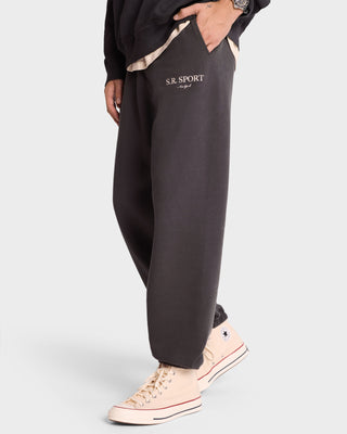 S.R. Sport Sweatpant - Faded Black/Cream