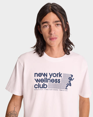 USA Wellness Club T-Shirt - White/Navy