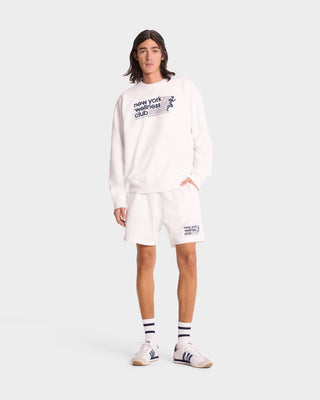 USA Wellness Club Crewneck - White/Navy