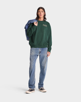 NY 94 Crewneck - Forest/Cream