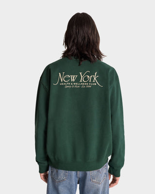 NY 94 Crewneck - Forest/Cream