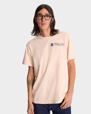 Unicorn Crest T-Shirt - Cream/Navy