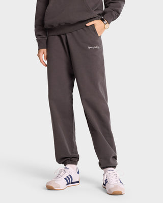 Serif Logo Sweatpant - Faded Black/White