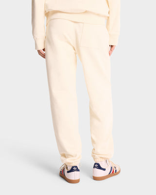 Serif Logo Sweatpant - Cream/Navy