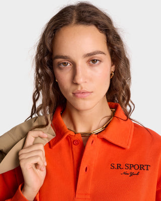 S.R. Sport Polo - Squash/Chocolate