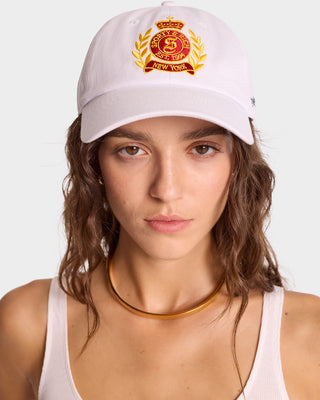 NY Crest Hat - White/Gold