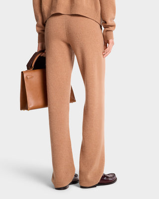 SRC Cashmere Trousers - Camel/White