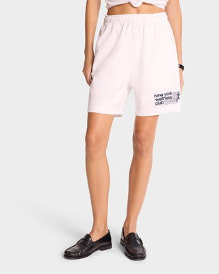 USA Wellness Club Gym Short - White/Navy