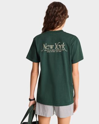 NY 94 T-Shirt - Forest/Cream