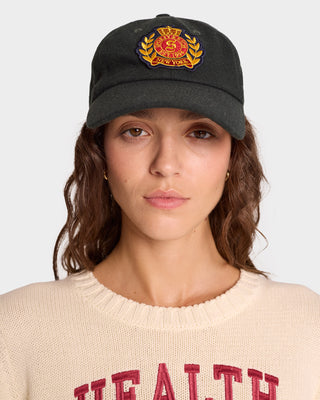 NY Crest Wool Hat - Forest/Gold