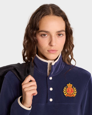 NY Crest Polar Sweatshirt - Navy/Gold