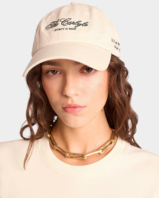 The Carlyle Souvenir Hat - Cream/Forest