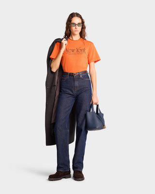 NY 94 T-Shirt - Squash/Chocolate