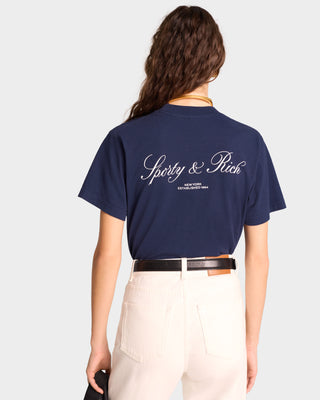 Vendome Resort T-Shirt - Navy/White